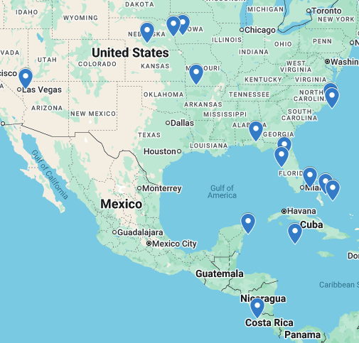 North American dives